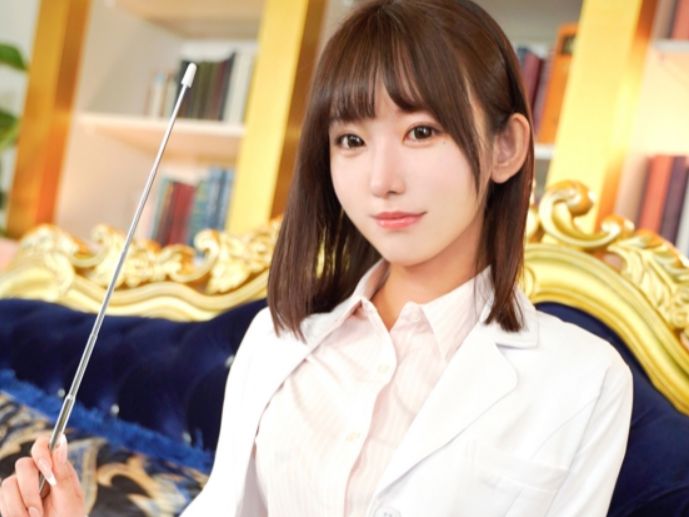 【七嶋舞×性教育】美人の保険の先生による性教育まずはおまんこやアナルのサイズを測定しますｗｗ